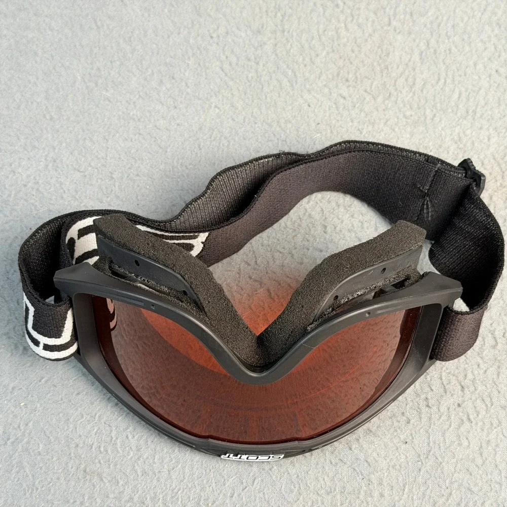 Scott Snow Goggles Black Frame Orange Tint Lens Ski Snowboard Eyewear